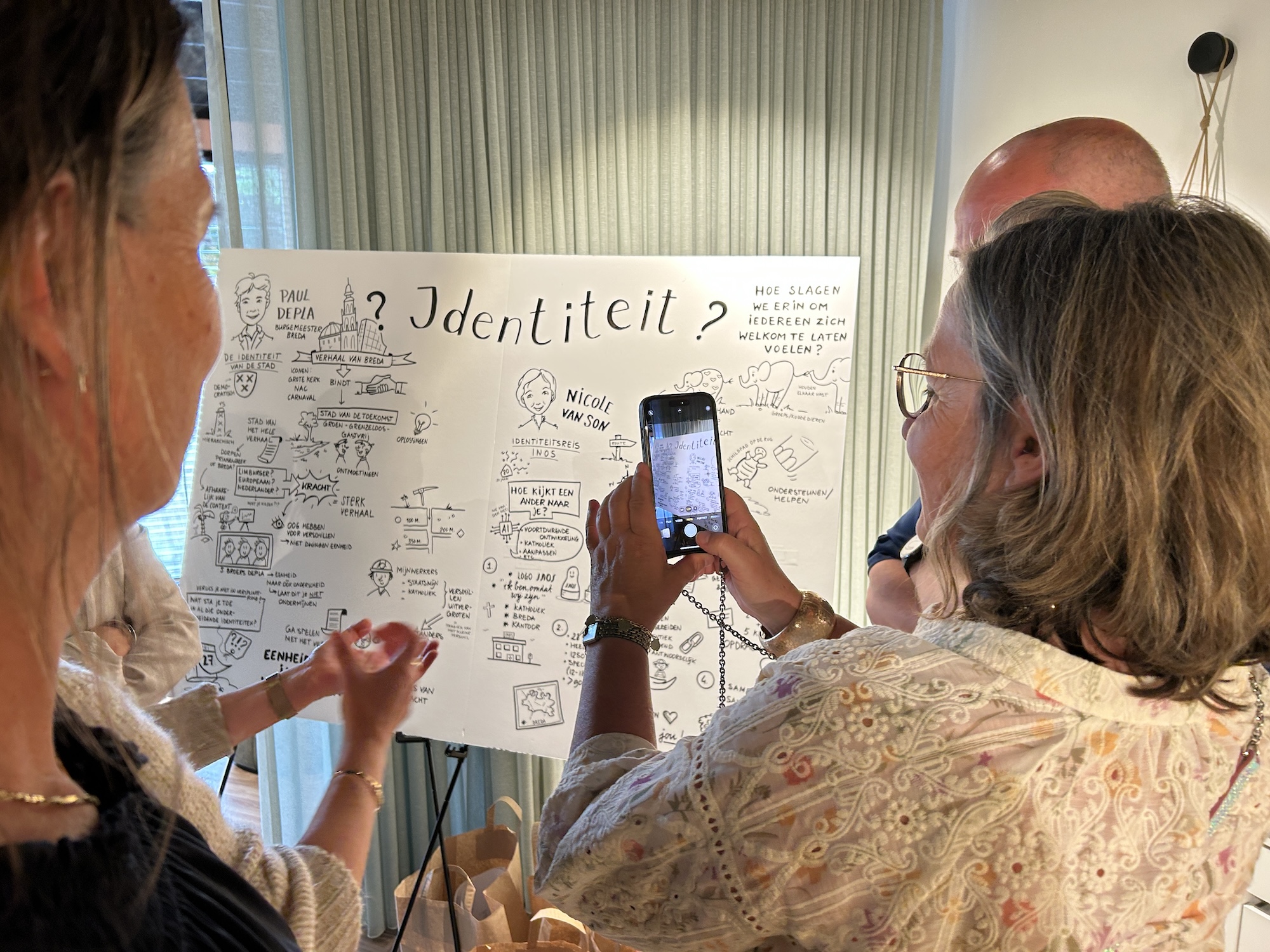 Studio ZóoLies | live visual notes, live tekenen tijdens sessies met studenten en stakeholders van De Rooi Pannen.